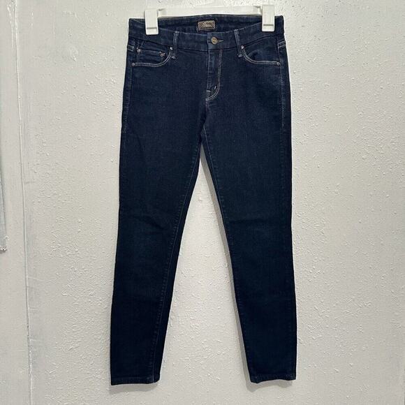 Mother The Looker Forever and a Day Dark Wash Skinny Jeans Womens Size 26 x 27 - Picture 1 of 12